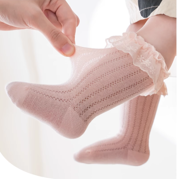 Lace Ruffle Socks