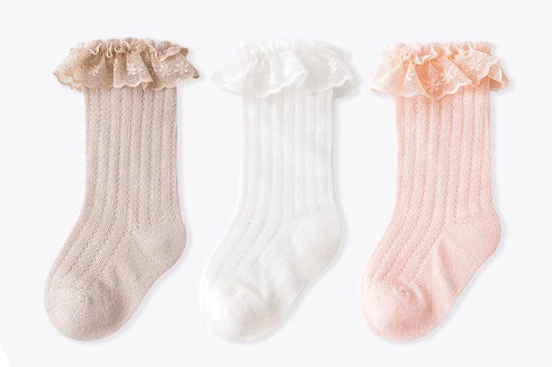 Lace Ruffle Socks