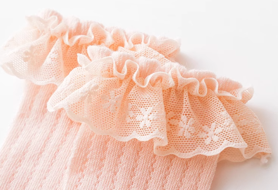 Lace Ruffle Socks