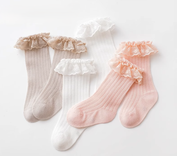 Lace Ruffle Socks