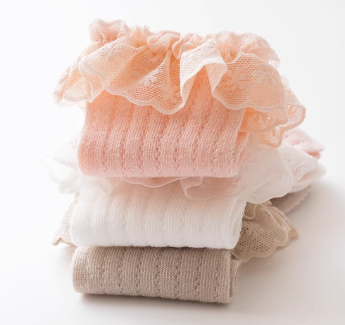 Lace Ruffle Socks
