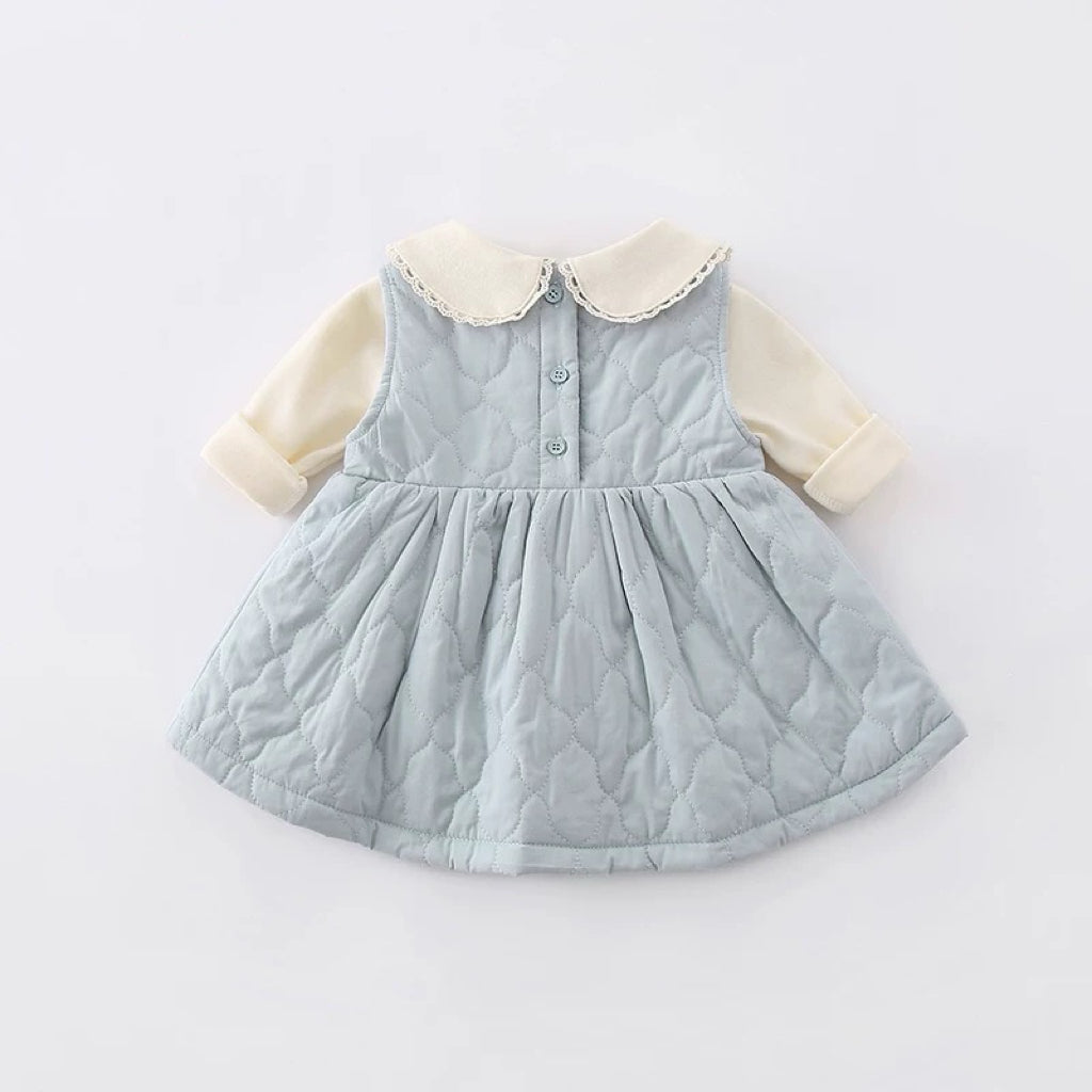 2Pcs Winter Princess Dress