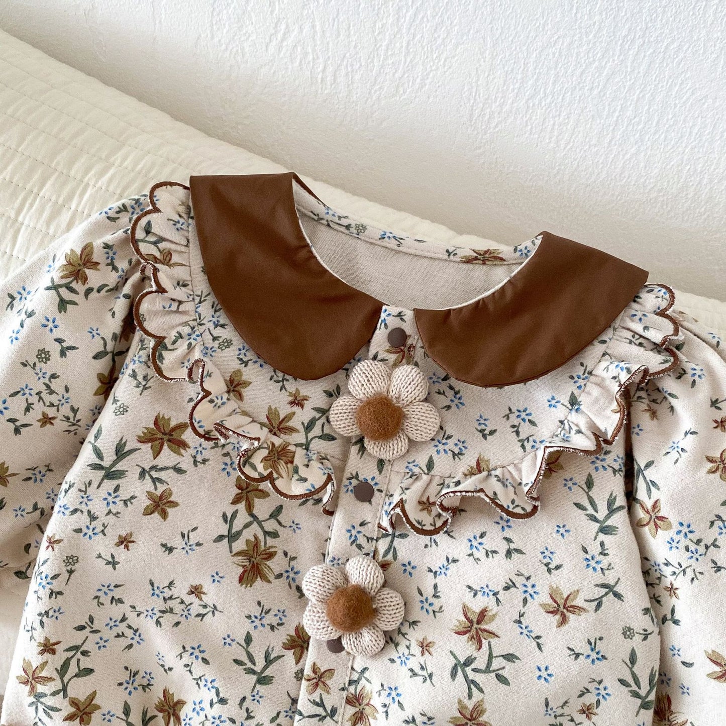 Long Sleeve Ruffle Suit