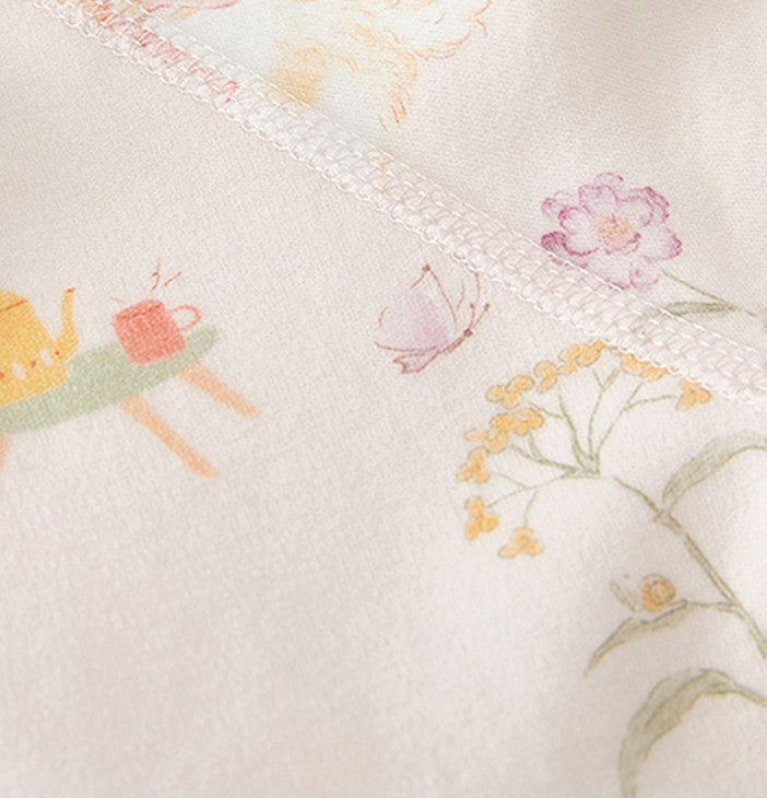 Pure Cotton Swan Suit