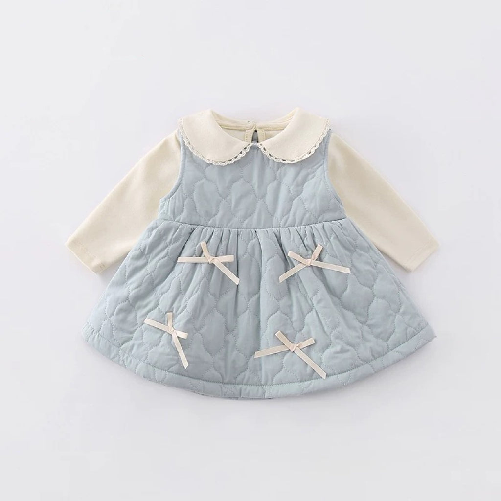 2Pcs Winter Princess Dress
