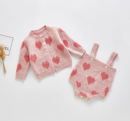 Sweetheart Cardigan Set
