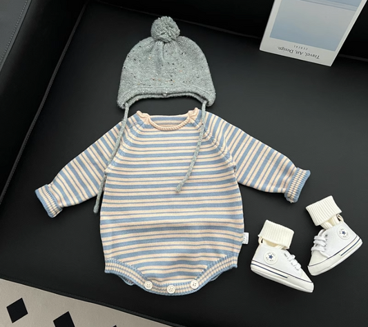 Knitted Baby Playsuit