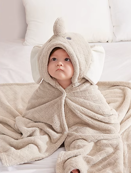 Hooded Elephant Towel