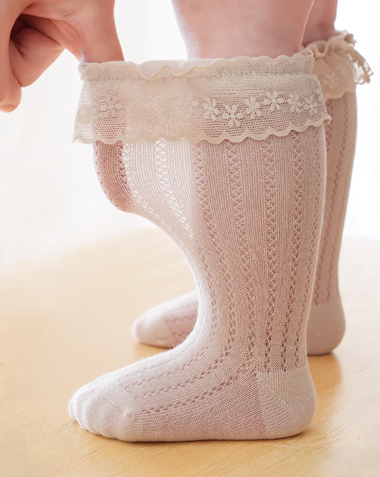 Lace Ruffle Socks