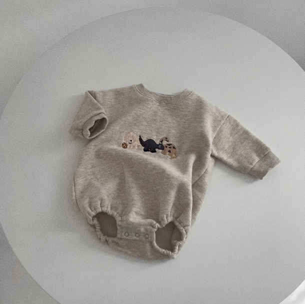 Dino Fleece Body Suit