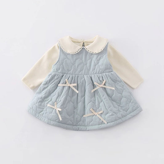 2Pcs Winter Princess Dress